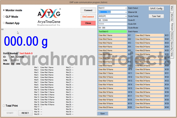 	Lab Scale Software Under Glp Standard 1